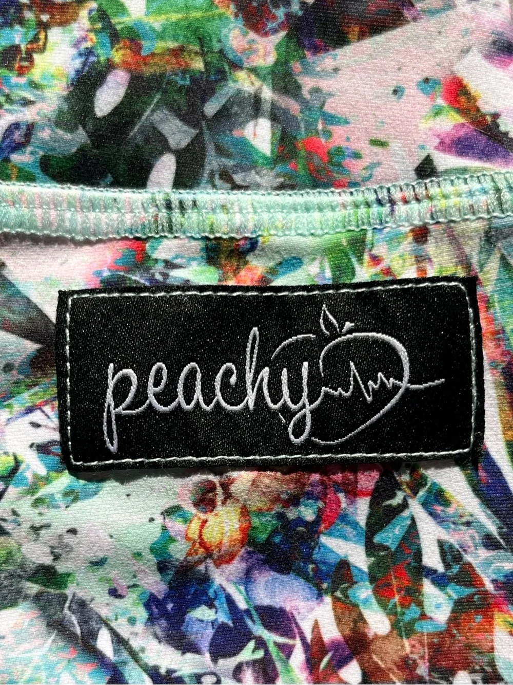 Peachy Athletic Forest Geo Peach Perfect Short